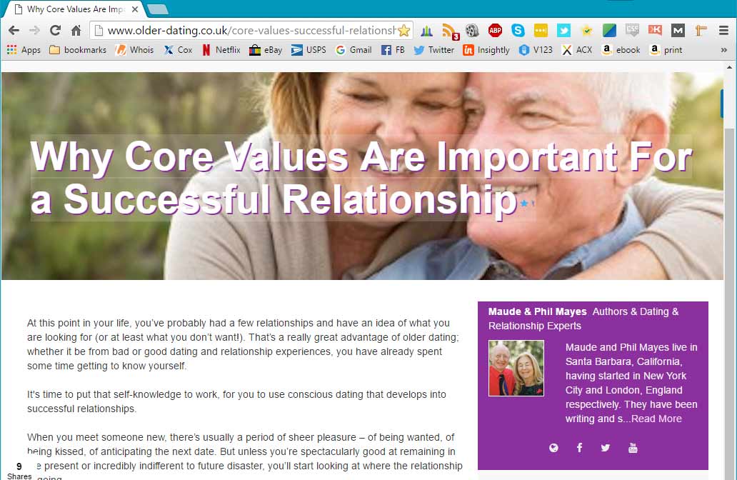 Phil and Maude’s Friday Feature: Core Values