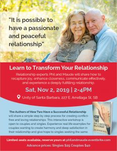 Flier for Workshop 0n Nov 2, 2019