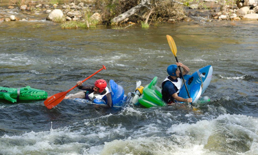 Whitewater rafting