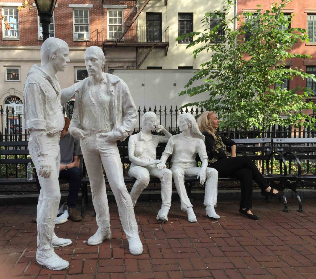Stonewall statues