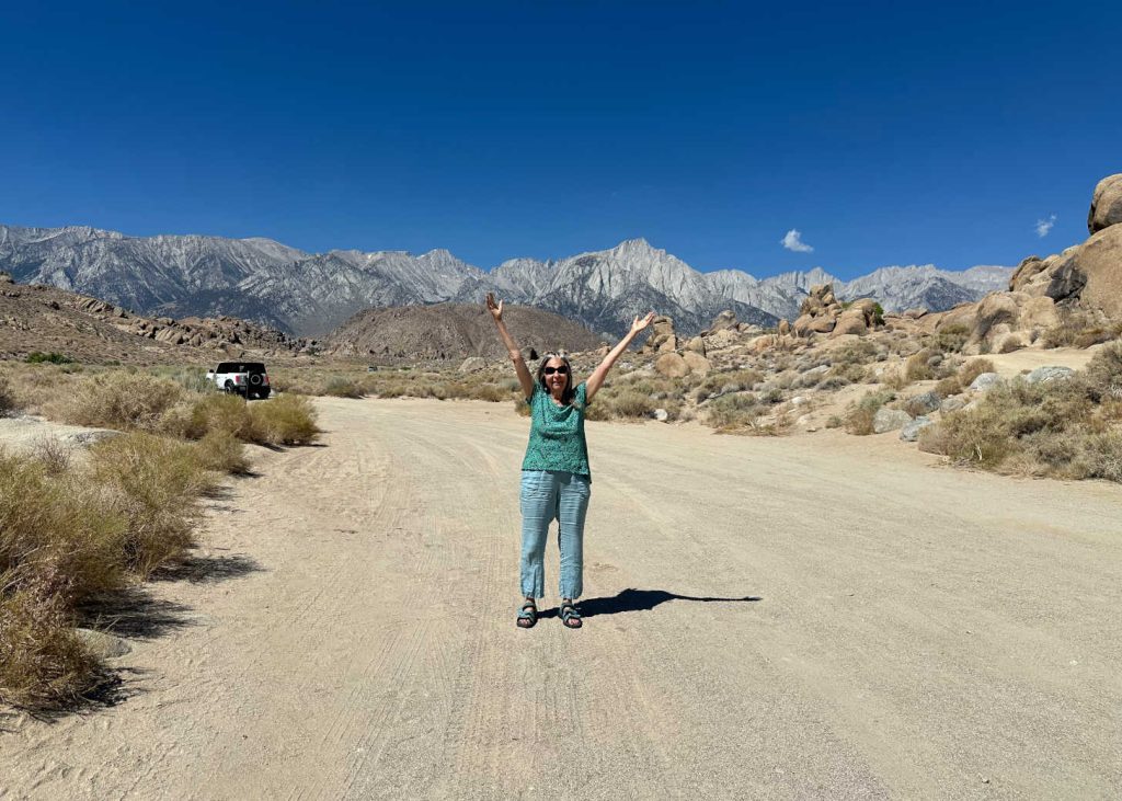 Maude in high Sierras